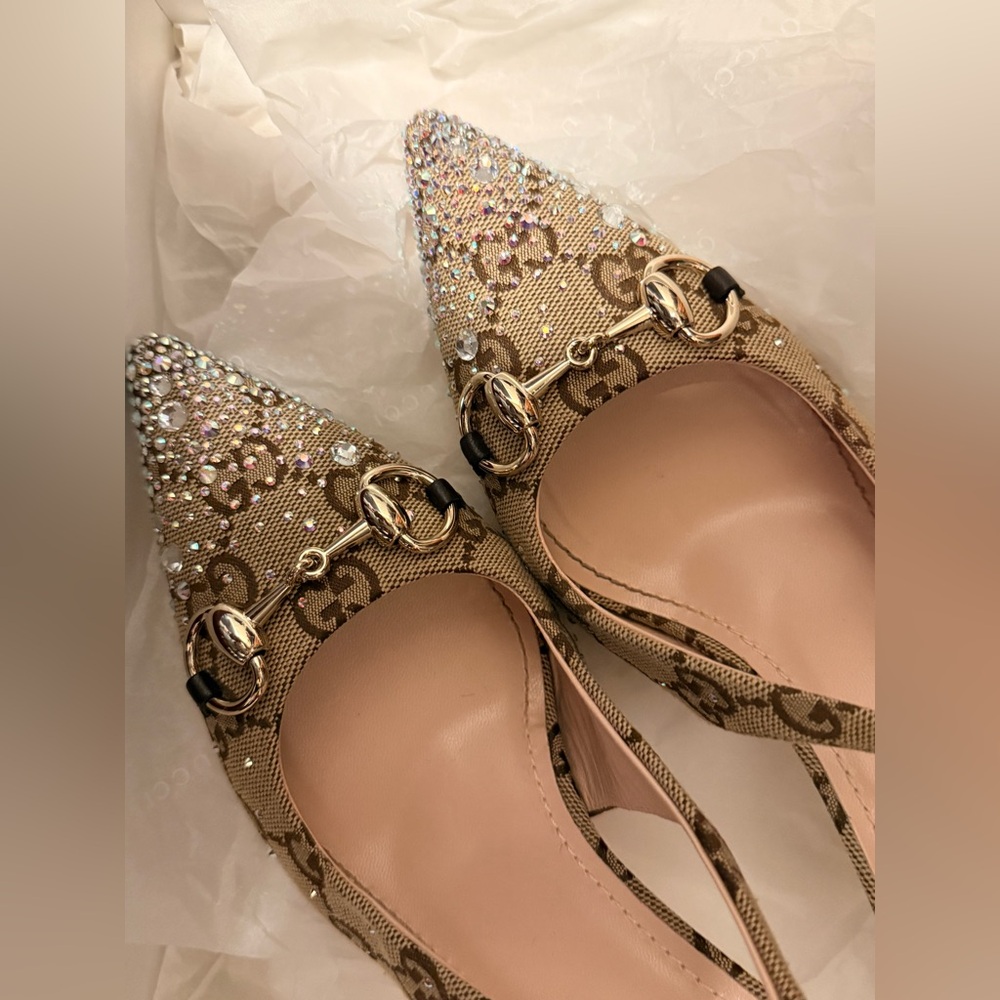 Gucci Crystal Pumps